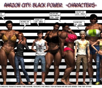 Amazon City - Black Power Porn Comics