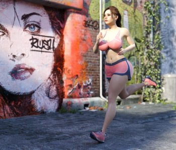 Claire & Lucky Bum Guy Porn Comics
